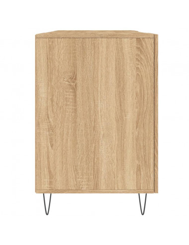 Scrivania Rovere Sonoma 140x50x75 cm in Legno Multistrato