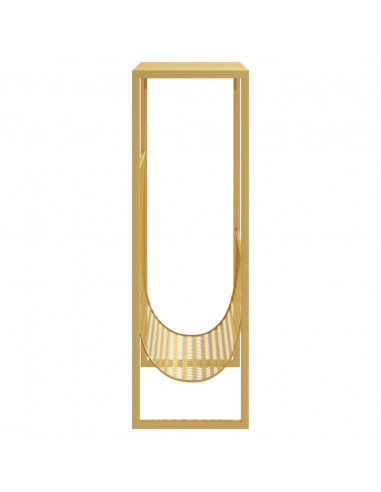 Portariviste Oro 35x15x45 cm in Acciaio