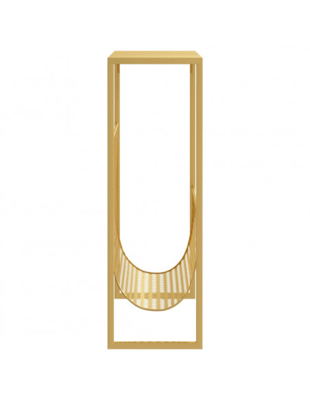 Portariviste Oro 35x15x45 cm in Acciaio