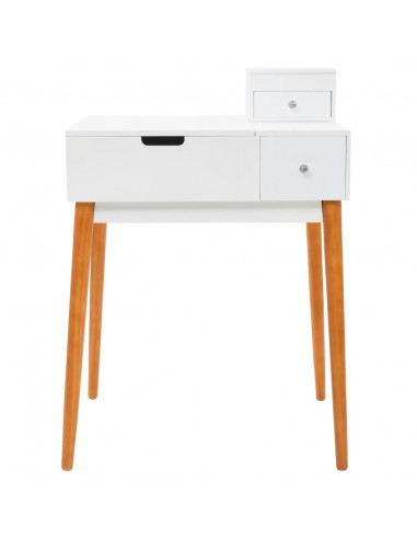 Toletta con Specchio in MDF 60x50x86 cm