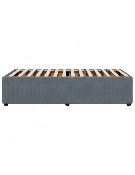Giroletto Grigio Scuro 90x200 cm in Velluto