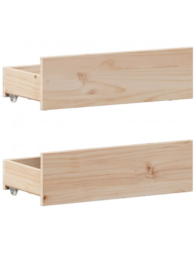 Giroletto senza Materasso con Testata 120x190 cm Massello Pino