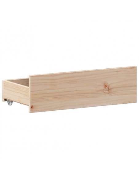 Giroletto senza Materasso con Testata 120x190 cm Massello Pino