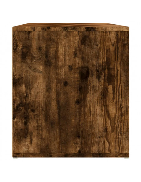 Mobile Angolare Rovere Fumo 160x40x45 cm in Truciolato