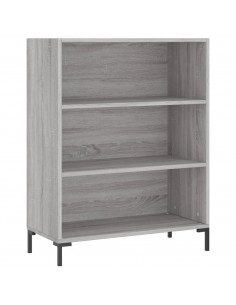 Libreria Grigio Sonoma 69,5x32,5x90 cm in Legno Multistrato 2