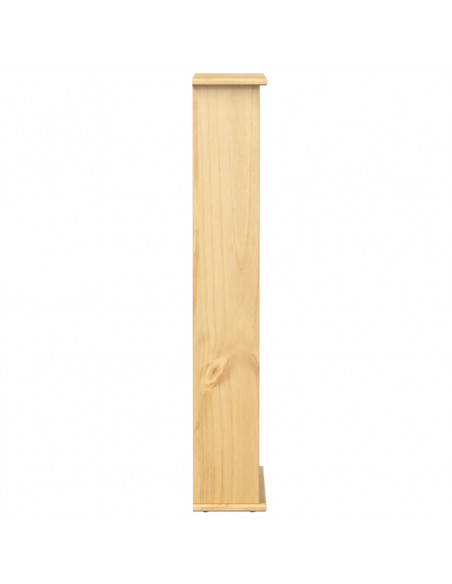 Mobile Porta CD Corona 52x17,5x103 cm in Legno Massello di Pino