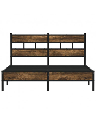 Giroletto senza Materasso con Testiera Rovere Sonoma 140x190 cm