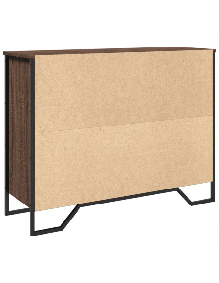 Credenza Rovere Marrone 97x32,5x74,5 cm in Legno Multistrato