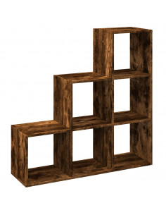 Libreria Divisorio 3Ripiani Rovere Fumo 99x29x99cm Truciolato 2