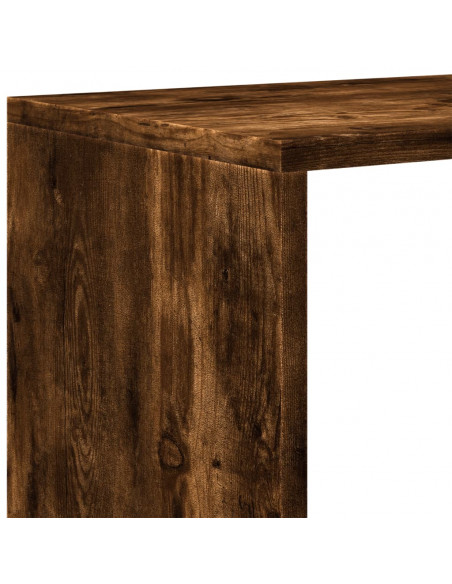 Libreria Divisorio 3Ripiani Rovere Fumo 99x29x99cm Truciolato