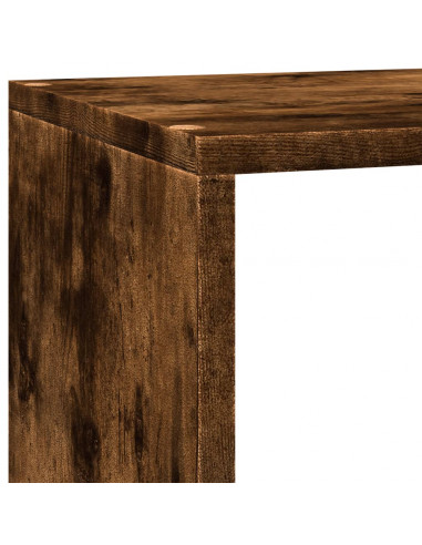 Libreria 3 Ripiani Rovere Fumo 137,5x29x103,5 cm Truciolato