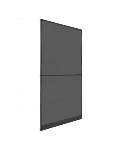 Zanzariera con Cardini per Porte Antracite 120x240 cm