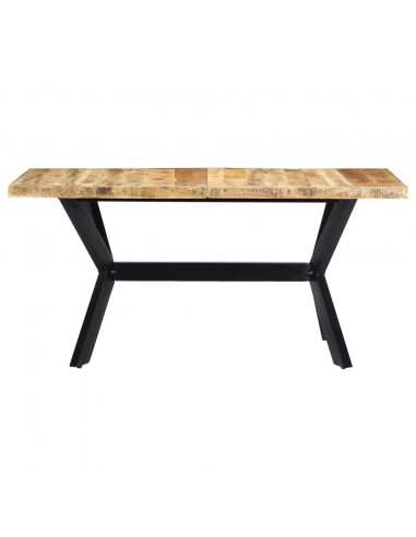 Tavolo da Pranzo 160x80x75 cm in Legno Massello di Mango