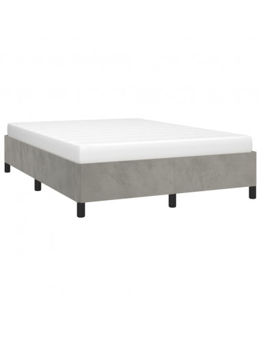 Giroletto Grigio Chiaro 140x190 cm in Velluto