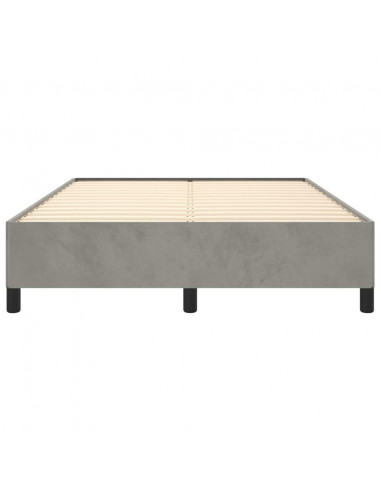 Giroletto Grigio Chiaro 140x190 cm in Velluto