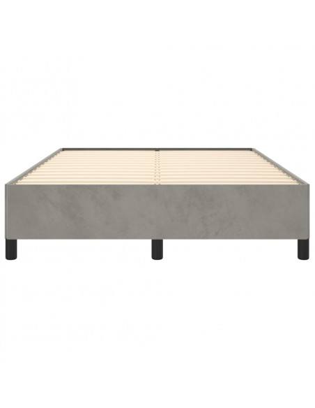 Giroletto Grigio Chiaro 140x190 cm in Velluto