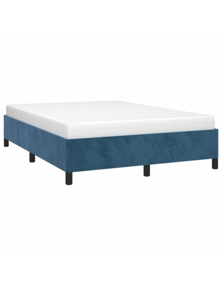 Giroletto Blu Scuro 140x190 cm in Velluto