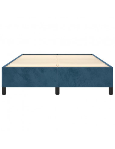 Giroletto Blu Scuro 140x190 cm in Velluto