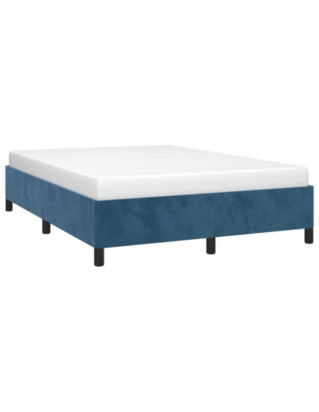 Giroletto Blu Scuro 140x200 cm in Velluto