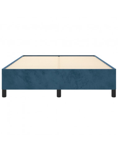 Giroletto Blu Scuro 140x200 cm in Velluto