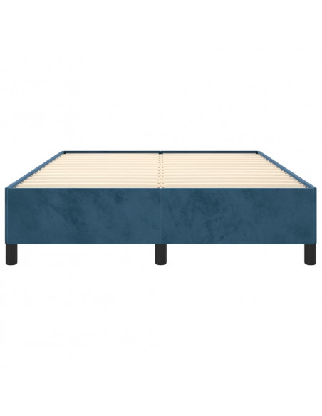 Giroletto Blu Scuro 140x200 cm in Velluto