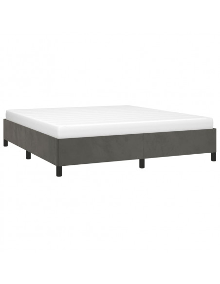 Giroletto Grigio Scuro 160x200 cm in Velluto