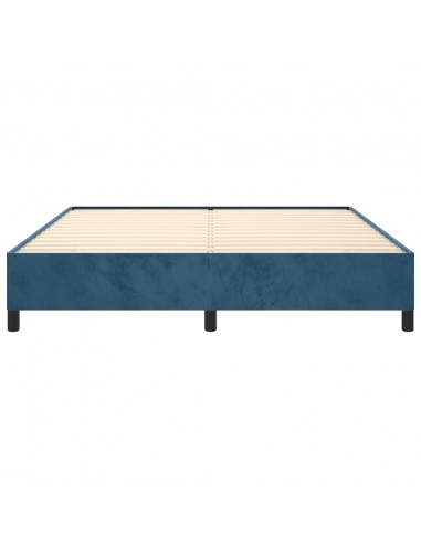 Giroletto Blu Scuro 160x200 cm in Velluto