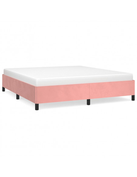 Giroletto Rosa 160x200 cm in Velluto