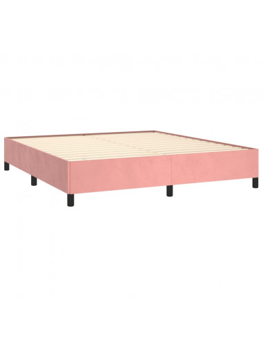 Giroletto Rosa 160x200 cm in Velluto