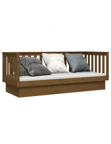 Dormeuse Miele 90x190 cm in Legno Massello di Pino