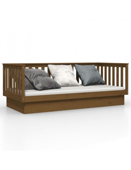 Dormeuse Miele 80x200 cm in Legno Massello di Pino