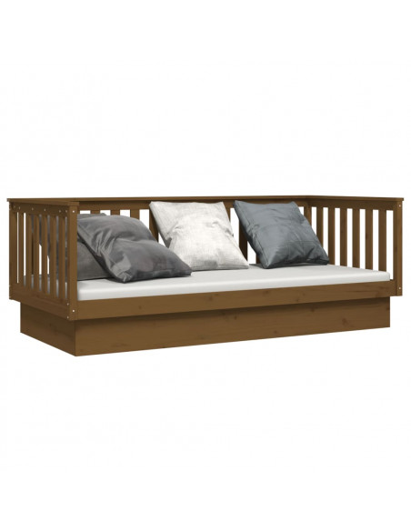 Dormeuse Miele 80x200 cm in Legno Massello di Pino