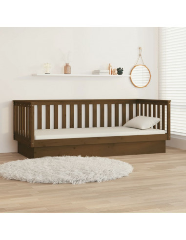 Dormeuse Miele 80x200 cm in Legno Massello di Pino