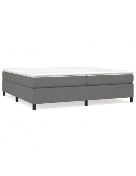 Giroletto a Molle Grigio Scuro 200x200 cm in Tessuto