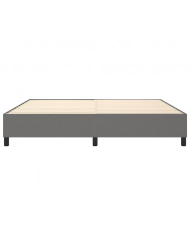 Giroletto a Molle Grigio Scuro 200x200 cm in Tessuto