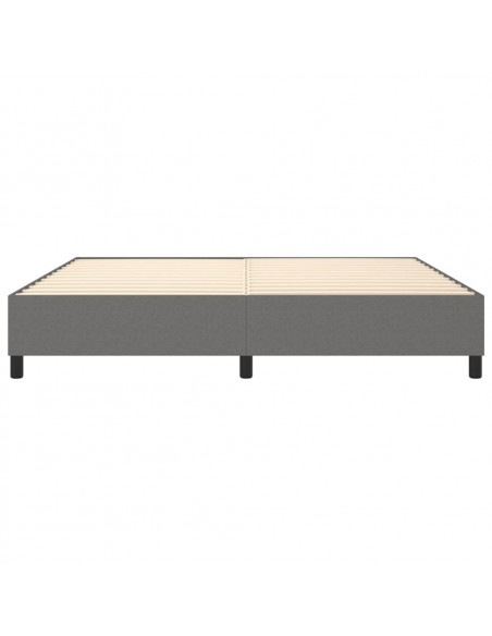 Giroletto a Molle Grigio Scuro 200x200 cm in Tessuto