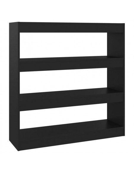 Libreria/Divisorio Nero 100x30x103 cm