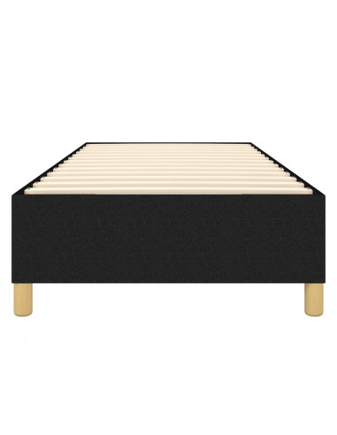 Giroletto a Molle Nero 90x190 cm in Tessuto