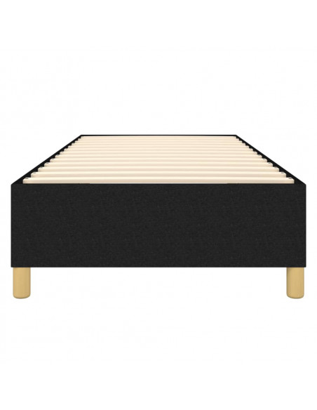 Giroletto a Molle Nero 90x190 cm in Tessuto