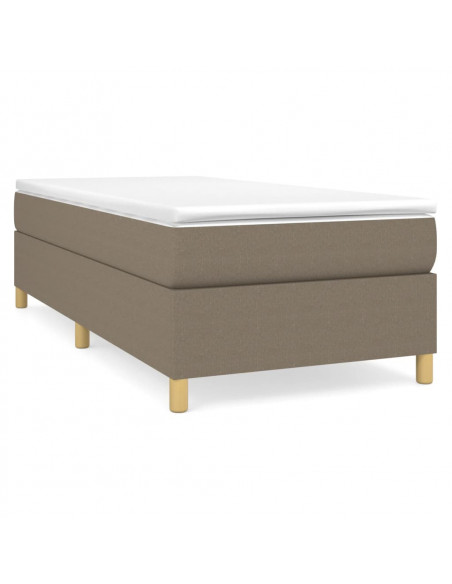 Giroletto a Molle Tortora 90x190 cm in Tessuto