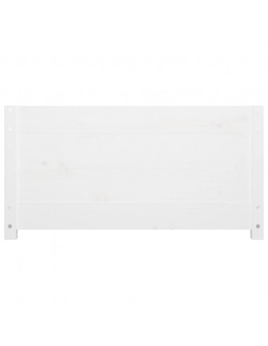 Dormeuse Bianca 90x200 cm in Legno Massello di Pino