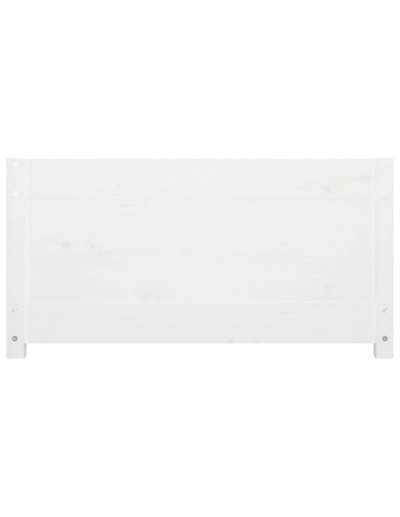 Dormeuse Bianca 90x200 cm in Legno Massello di Pino