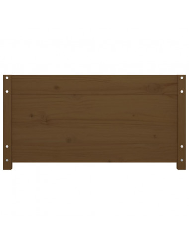 Dormeuse Marrone Miele 90x200 cm in Legno Massello di Pino