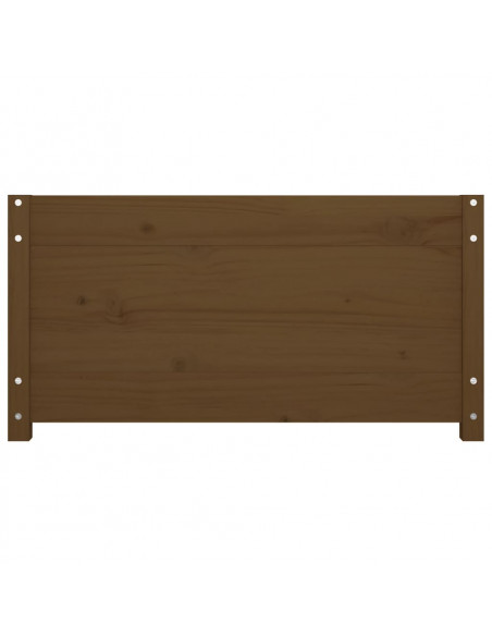 Dormeuse Marrone Miele 90x200 cm in Legno Massello di Pino