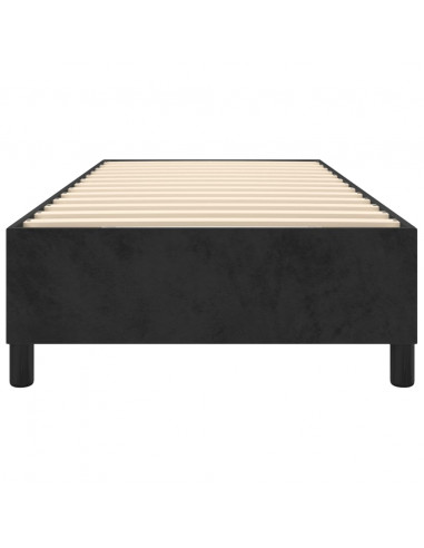 Giroletto Nero 90x190 cm in Velluto