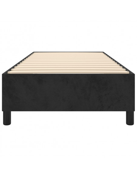 Giroletto Nero 90x190 cm in Velluto