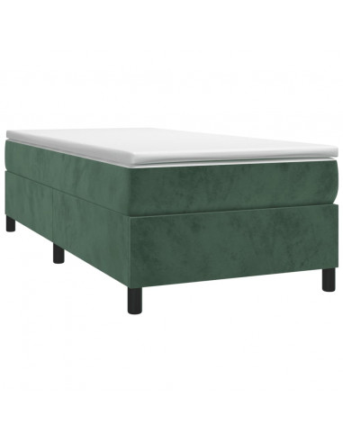 Giroletto Verde Scuro 90x190 cm in Velluto