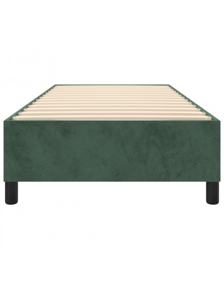 Giroletto Verde Scuro 90x190 cm in Velluto