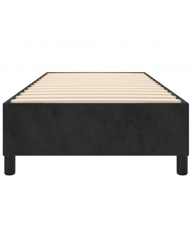 Giroletto Nero 90x200 cm in Velluto