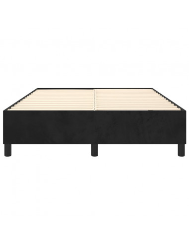 Giroletto Nero 140x190 cm in Velluto